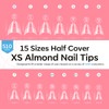 Modelones Nail Tips, 510 Pieces, Full Cover Nail Tips Set,