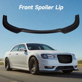 ZXMOTO Front Bumper Lip Spoiler Splitter Body Kit ABS Fit for Chrysler 300 C/S/Limited/Touring 2015 2016 2017 2018 2019 2020 2021 2022 2023 Matte Black