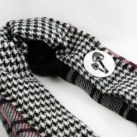 2 x 38mm 'Gepunktetes Pilz' Pin Knopf-Abzeichen (BB00010894)