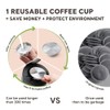 Espresso Reusable Pod Coffee Capsules for Senseo HD7801,Stainless Steel Phillips