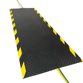 Portifera Morland Protect Rubber - 47¼in x 15⅝in - Nitrile Rubber Cord Cover Mat - Outdoor and Indoor use - Overfloor Protector for Cables Cords or Wires - Protect from Trips and Falls Repositionable