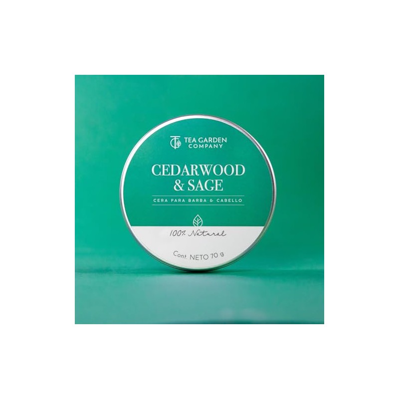 Tea Garden Company Cera para Barba & Cabello Cedarwood &