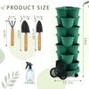 Umigy 2 Set Dark Green 7 Tier Stackable Vertical Planters