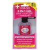 NAIL-AID 3-in-1 Gel Base + Top + Hardener, Clear, 0.55