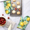 Lemon Oven Mitt 2-Pack Set, Heat Resistant，7"x13"