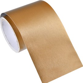 Kelendle Metallic Wallpaper Border Peel and Stick Flexible Molding Trim Self Adhesive Decorative Wall Lines Border Lines for Bathroom Kitchen Hotel DIY Home Decoration 4.2x196.8 Gold