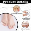 30 Stück Silikon Zehenschutz,Zehenschutz Transparent,Gel Atmungsaktive Zehenkappen,Zehenschutz Kleiner Zeh,Protector Anti-Friction