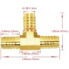 sashow 5/8"ID Hose Barb Tee 3 Way Updated QualityUnion Fitting