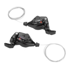 1 Pair Bike Shifters, Bike Thumb Gear Shifter with Inner Cables(3x9Speed) Shifter 9 Speed Shifter 9 Speed