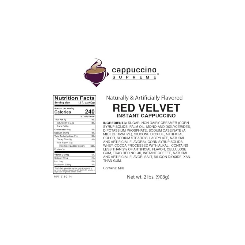 Red Velvet Instant Cappuccino Mix