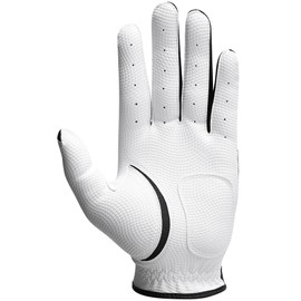Handy Picks Men’s Golf Gloves, Premium Japanese Synthetic Leather, Stretch Fit, Enhanced Durability n Breathability (Black n White, X-Large)