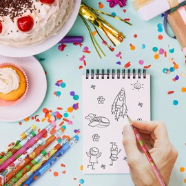 Kesote 20 Pack Birthday Pencils for Students Bulk, Happy Birthday Pencils for Kids with Erasers, Birthday Party Favors Supplies Goodie Bags Filler School Favors