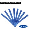 JAKAGO 8 PCS Soft Loop Tie Down Straps,Heavy Duty Webbed