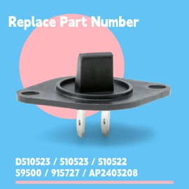 GLOXTED D510523 Dryer Thermistor Replacement for Speed Queen for Econowash for Huebsch for Ipso for Cissel Replace 510523 510522 59500 915727