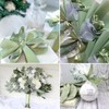 10cm Wide Sage Green Satin Ribbon for Wedding Car, Gift