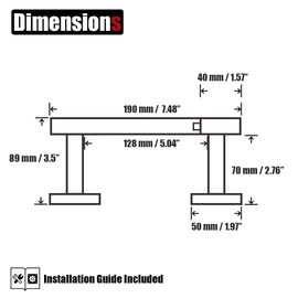 JQK Gold Toilet Paper Holder, Double Post Pivoting Tissue Holder Wall Mount, 304 Stainless Steel Hold Mega Rolls, TPH150-BG