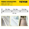 Pipe Stair Handrail, 8FT Staircase Handrail, Outdoor - 8 ft