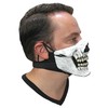 Ghoulish Productions Muzzle Skull Half Mask, White