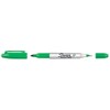 sanford Twin Tip, Fine/Ultra Fine Point, Green, Permanent Marker Pens