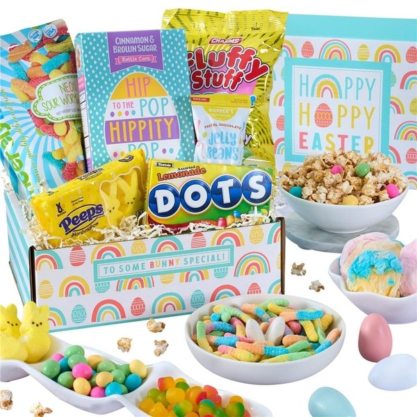 Happy Easter Candy Care Package of Easter Chocolate, Candy, &