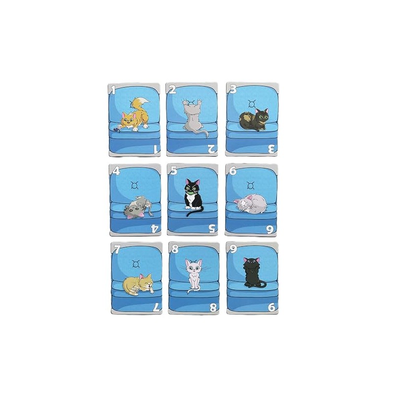 Couch Kittens Card Game- Quick and Easy 2 Player Game