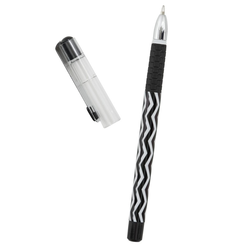 Helix Oxford Monochrome Gel Black Ink Pens x4