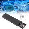 Aluminum M.2 NVME SATA SSD Enclosure Adapter, USB3.1(440+ MB) M.2