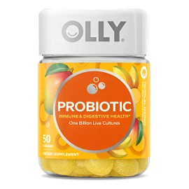 Olly Probiotic Gomitas Que Fortalecen Al Sistema Inmune Y Digestivo 1 Billon De Unidades Formadoras De Colonias, Ayuda A Que Tu Estmago Y Tracto...   