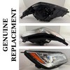 Headlight Assembly Compatible with Buick 2014 2015 2016 Base /