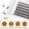 Lunamoon DIY Cluster Eyelashes, Individual Eyelashes for Eyelash Extension, DIY