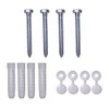 NRG White Floor Mounting Radiator Leg Kit for Traditional 3