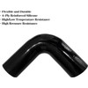 Haturmyko ID 2.5" to 3" 90 Degree Reducer Silicone Elbow