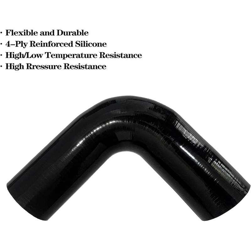 Haturmyko ID 2.5" to 3" 90 Degree Reducer Silicone Elbow