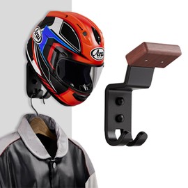 Bncxdc Helmet Stand, Helmet Holder with Hook, Motorbike Helmet Stand, Helmet Holder Wall Mount, Universal Hat Stand, Rugby Helmet Stand, Baseballs Helmet Stand