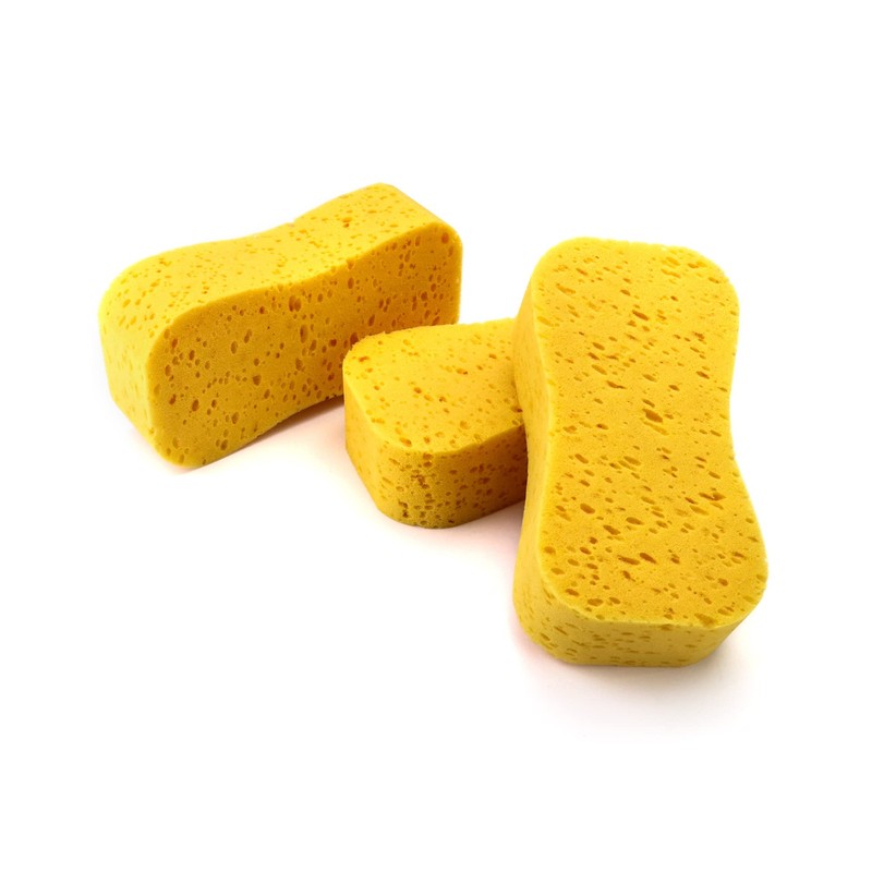 QWORK® 3 Packs Car Wash Sponges, Cleaning Sponge, Car Sponges