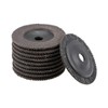 sourcing map Flap Discs, 320-grits 4" x 5/8" Abrasive Grinding