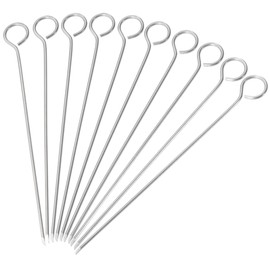 Westmark 10 Rouladennadeln, 10 cm, Edelstahl, Silber