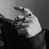 Full Finger Long Ring Knuckle Joint Claw Adjustable Metal Ring