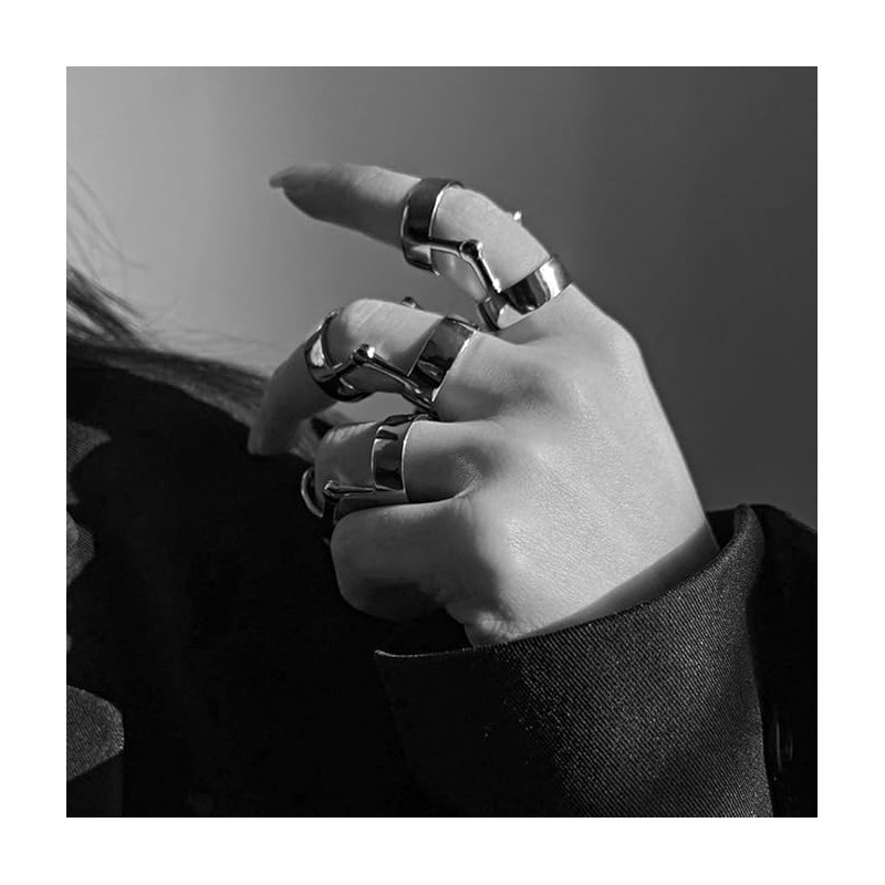 Full Finger Long Ring Knuckle Joint Claw Adjustable Metal Ring