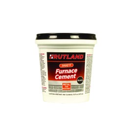Rutland Furnace Cement, 16 oz, Black