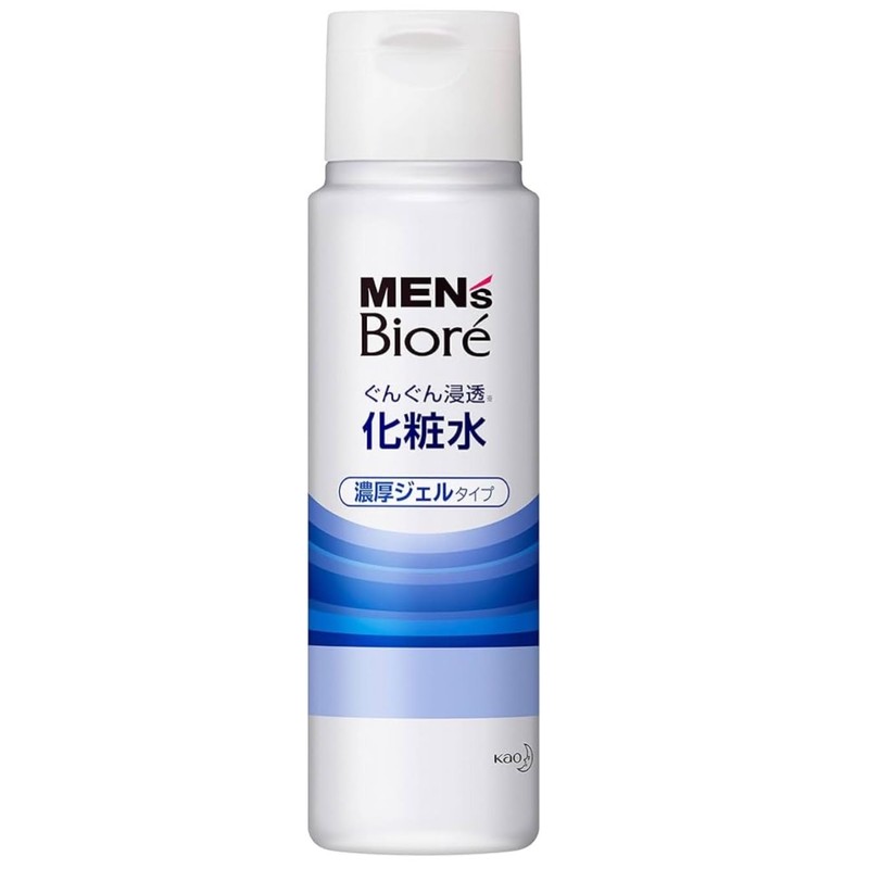 メンズビオレ 浸透化粧水 濃厚ジェルタイプ 180ml + Kunutonnオリジナルロゴ入りeおまけ付 (4本セット)