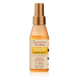 Creme of Nature Pure Honey Silicone-Free Lightweight Shine Mist & Finishing Spray for Instant Shine & Moisture, With Honey, Coconut Oil & Shea Butter, 4 oz