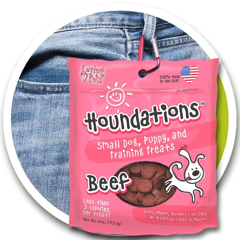 Loving Pets Houndations Salmon Training Treats Salmon Dog Treat, 4