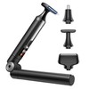 Back Shaver for Men with Extendable Long Handle, 3-in-1 Replaceable