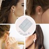 Mevodeata 6 Styles 350 Pcs Soft Clear Earring Backs for