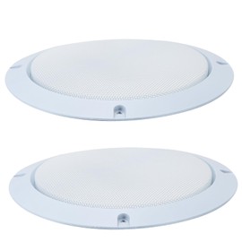 Gatuida Outdoor Decor 2pcs Loudspeaker Grille Car Horns Black Decor Car Subwoofer Speaker Waffle Horn Guard Outdoor Speaker Covers Premium Horn Decorative Circle Speaker Decorative Circle