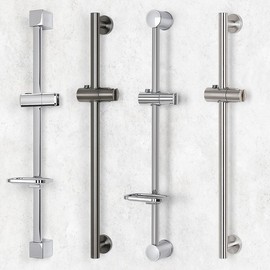 Slide bar bathroom shower stand replacement shower head hanger non-perforated fixed holder slide bar 50