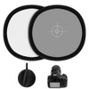 Sedremm Gray/White Balance Card,12x12 Inch (30x30cm) Portable Focus Board Two