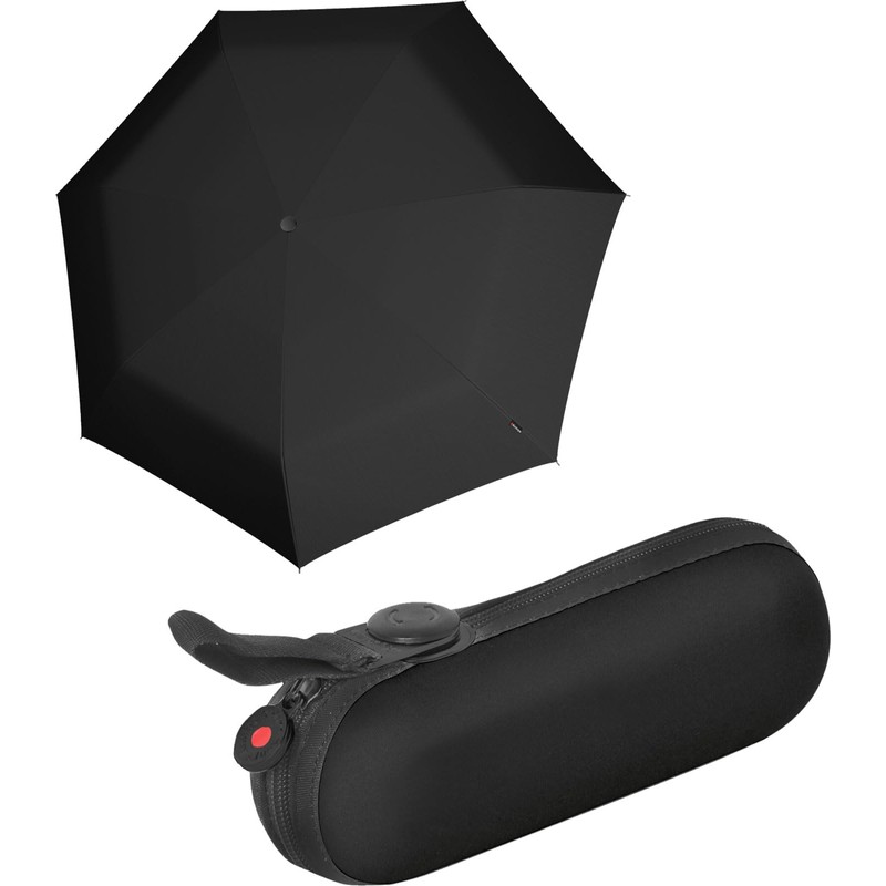 Knirps Pocket Umbrella X1, Deep Black, umbrellae