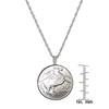 American Coin Treasures Greek Pegasus Coin Pendant Necklace | 24